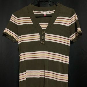 Multiple color crop top